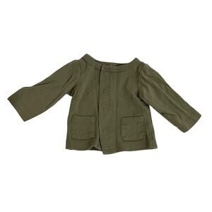Carter’s Hunter Green Snap Front Cardigan Newborn